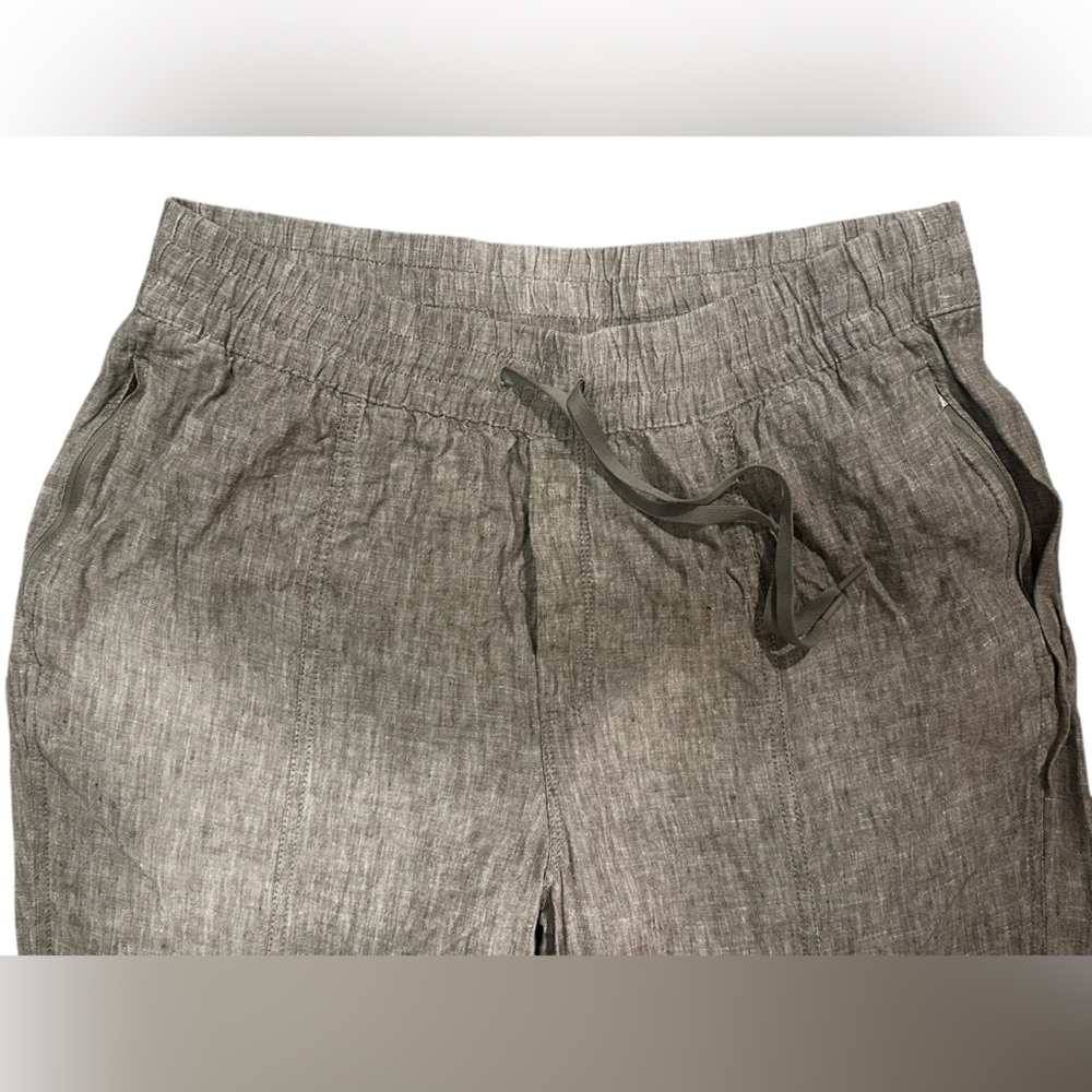 Athleta Tan Linen Pants - Picture 3 of 6